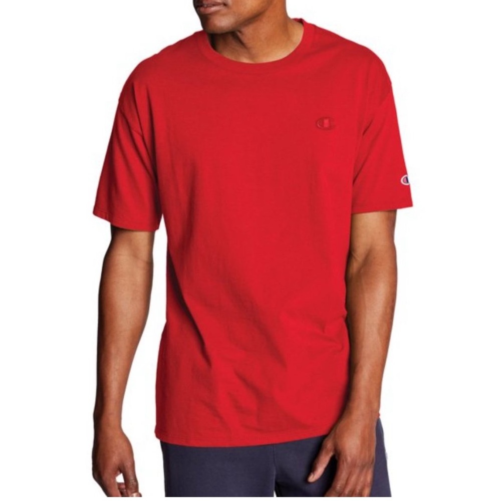 Champion Men's Solid Classic Jersey T-Shirt Sze Large - Picture 1 of 10